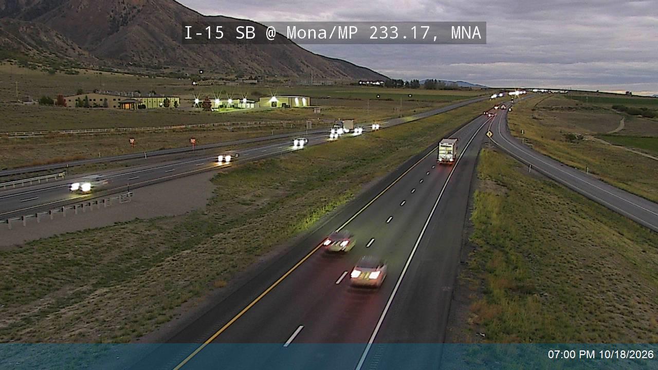 I-15 SB @ Mona / SR-54 / MP 233.17, MNA