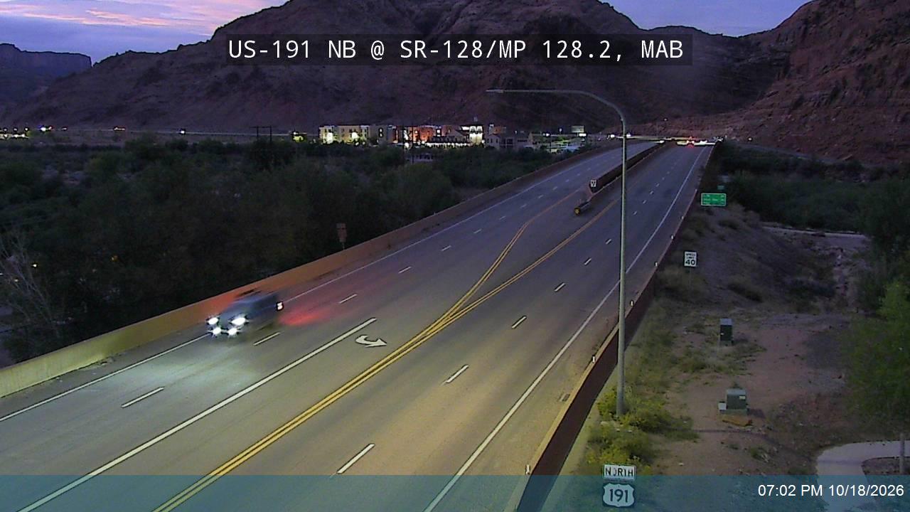 US-191 NB @ SR-128 / MP 128.2, MAB