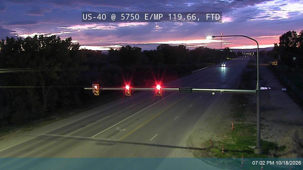 200 N / US-40 @ 5750 E / Whiterocks Hwy / MP 119.66, FTD