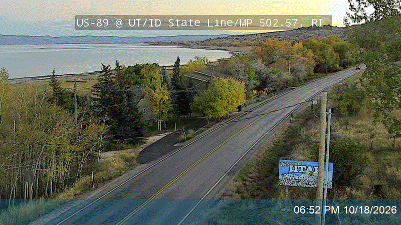 US-89 @ UT/ID State Line / MP 502.57, RI
