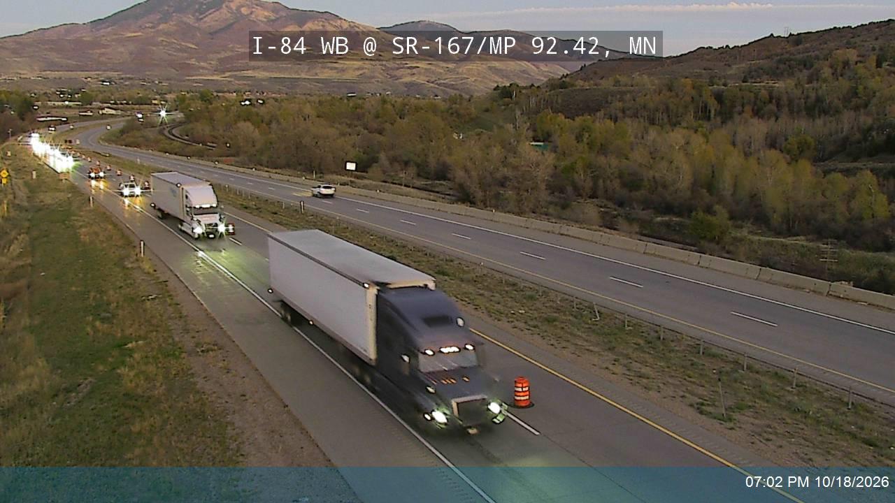 I-84 WB @ SR-167 / MP 92.42, MN
