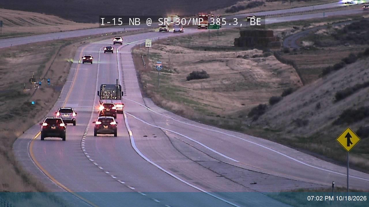 I-15 NB @ SR-30 / MP 385.3, BE