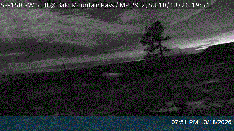 SR-150 RWIS EB @ Bald Mountain Pass / MP 29.2, SU