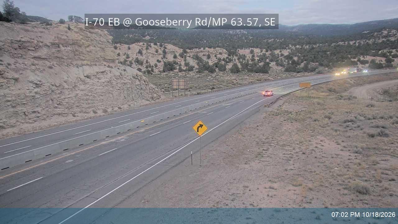 I-70 EB @ Gooseberry Rd / MP 63.57, SE