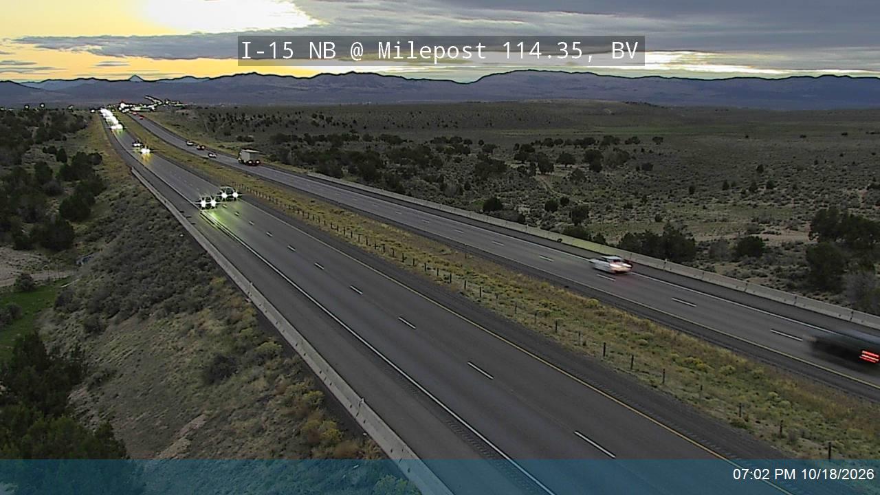 I-15 NB @ Milepost 114.35, BV