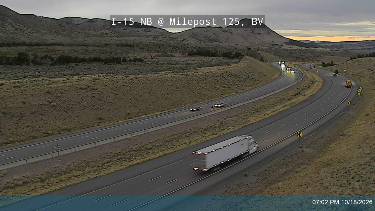 I-15 NB @ Milepost 125, BV