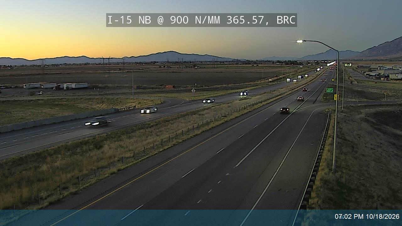 I-15 NB @ Promontory Rd / 900 N / SR-13 / MP 365.57, BRC