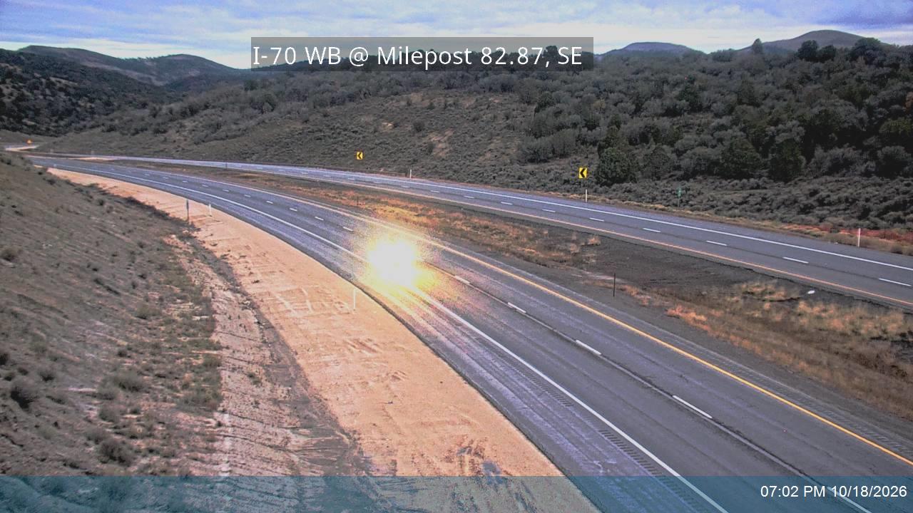 I-70 WB @ Milepost 82.87, SE
