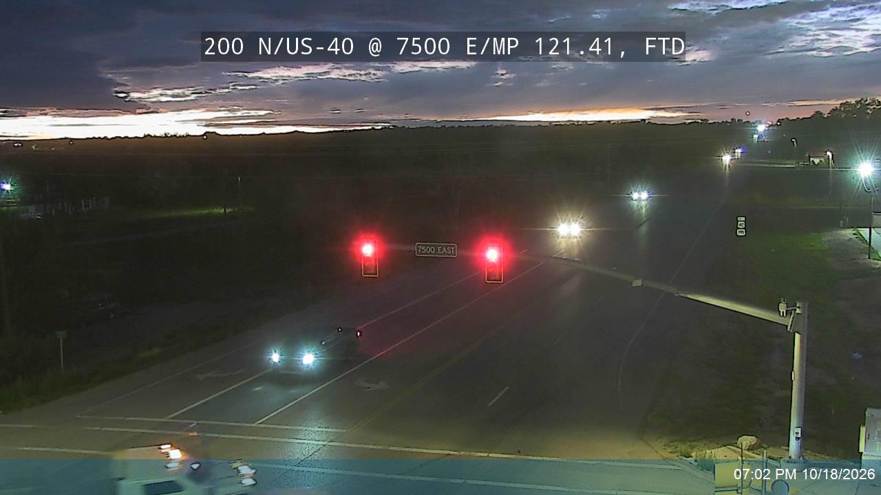 200 N / US-40 @ 7500 E / MP 121.41, FTD