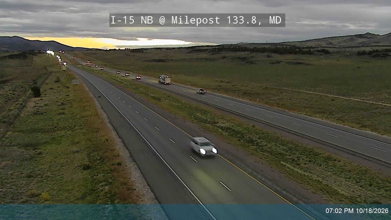 I-15 NB @ Milepost 133.8, MD