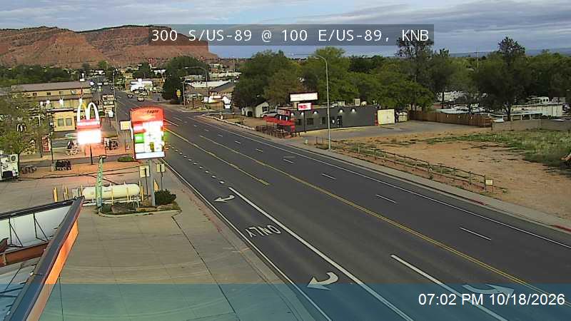300 S / US-89 @ 100 E / US-89/US-89A, KNB