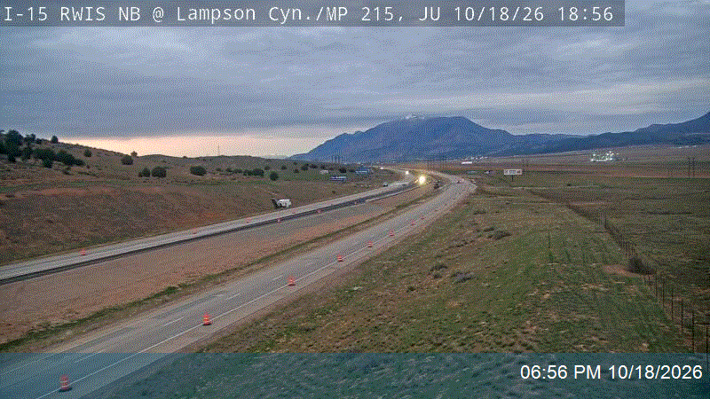 I-15 RWIS NB @ Lampson Canyon / MP 215.06, JU
