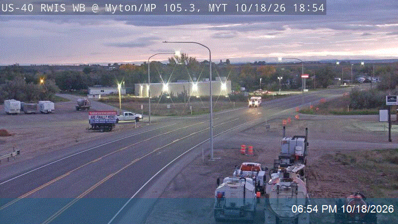 US-40 RWIS WB @ Myton / MP 105.3, MYT