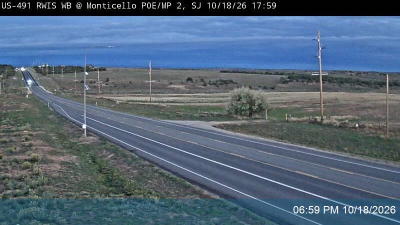 US-491 RWIS WB @ Monticello POE / MP 2, SJ