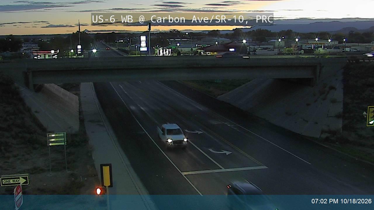 US-6 WB @ Carbon Ave / SR-10, PRC