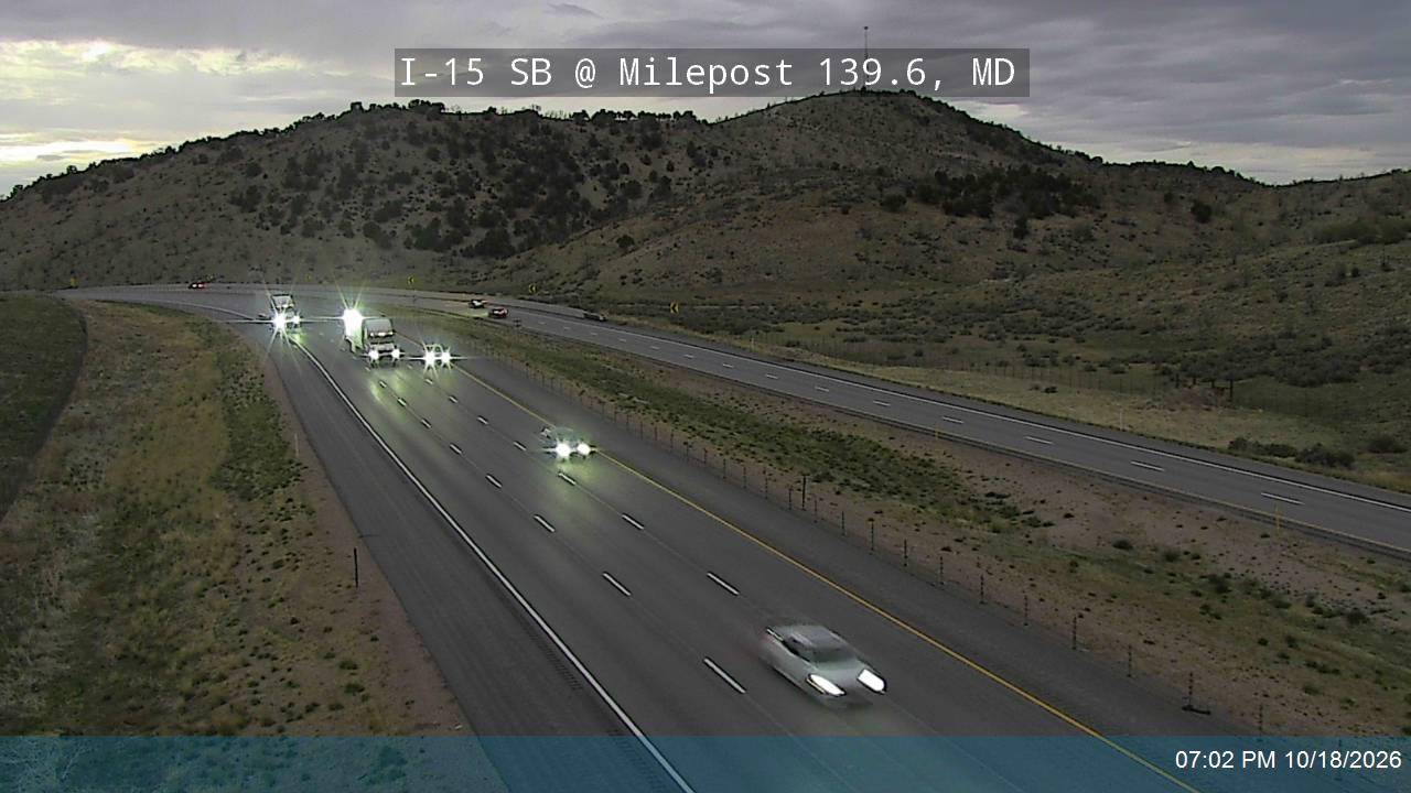 I-15 SB @ Milepost 139.6, MD