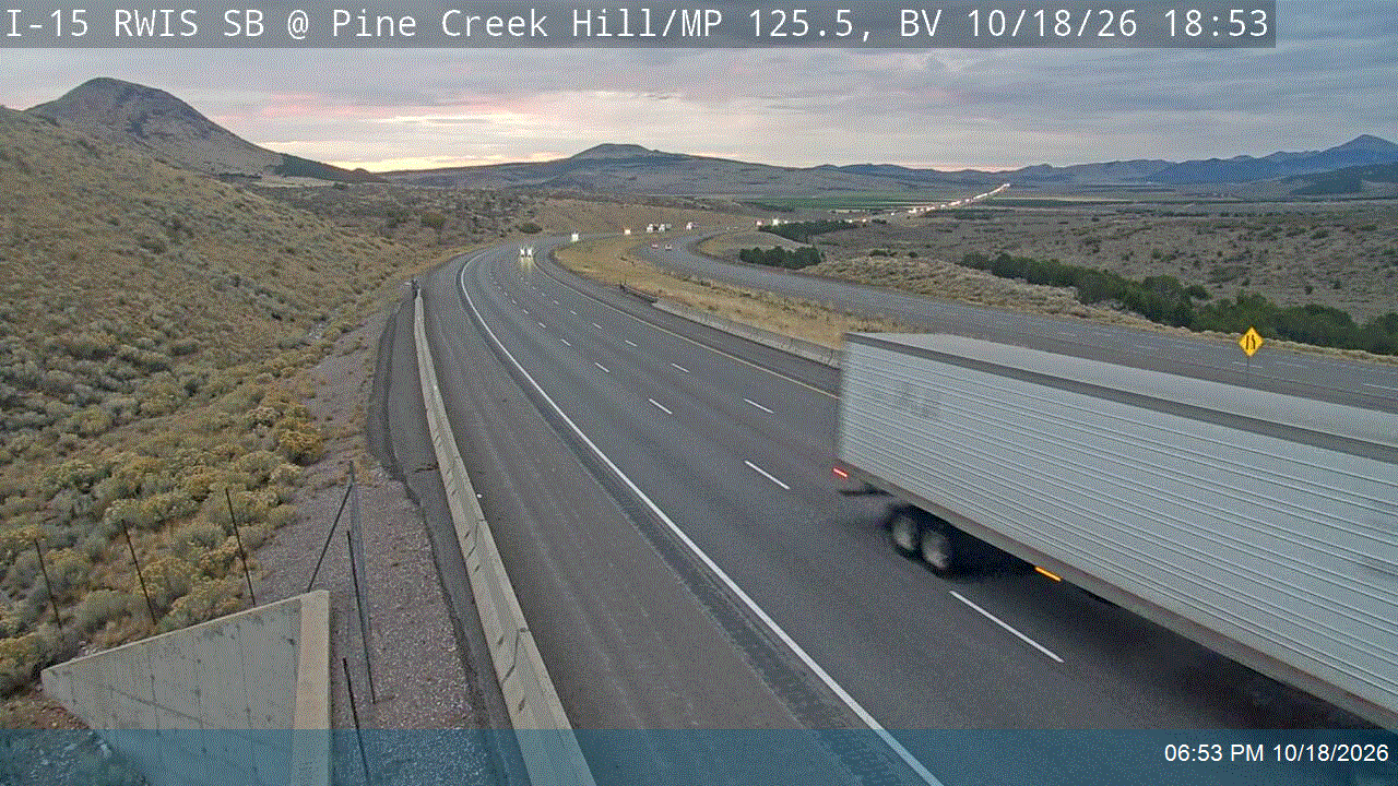 I-15 RWIS SB @ Pine Creek Hill / MP 125.5, BV
