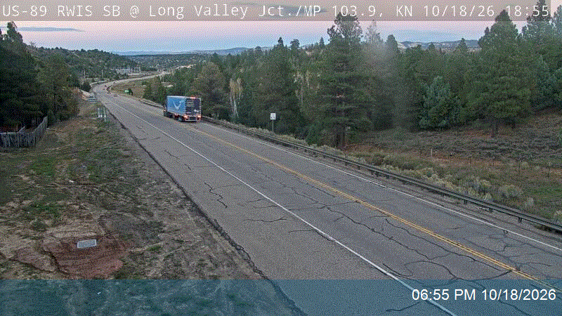 US-89 RWIS SB @ Long Valley Jct / MP 103.8, KN