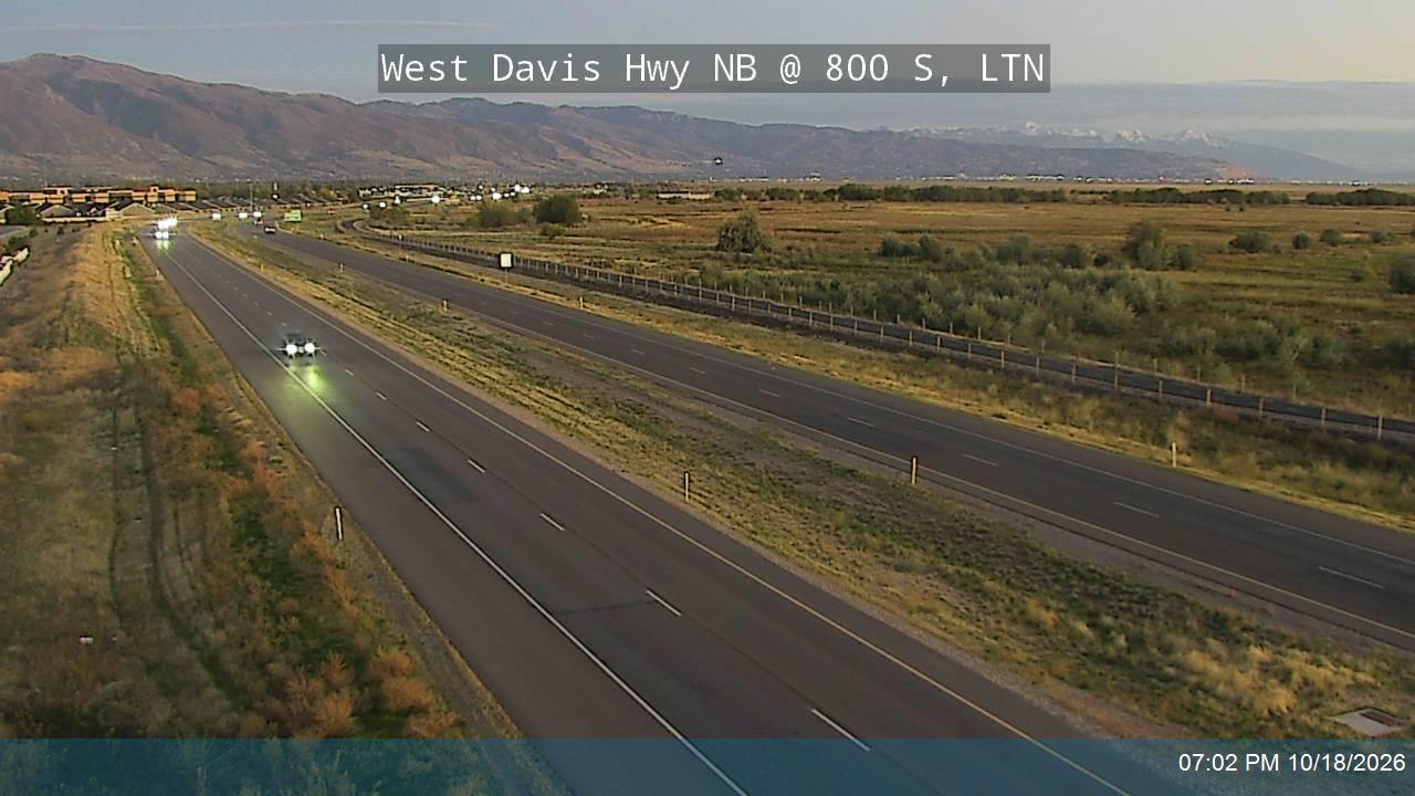 West Davis Hwy / SR-177 NB @ 800 S / MP 9.18, LTN
