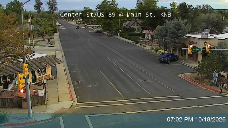 Center St / US-89 @ Main St, KNB