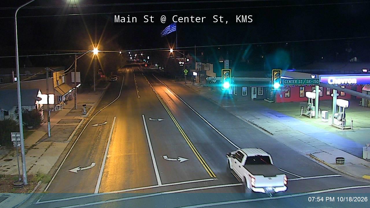 Main St / SR-32 @ Center St / SR-150, KMS
