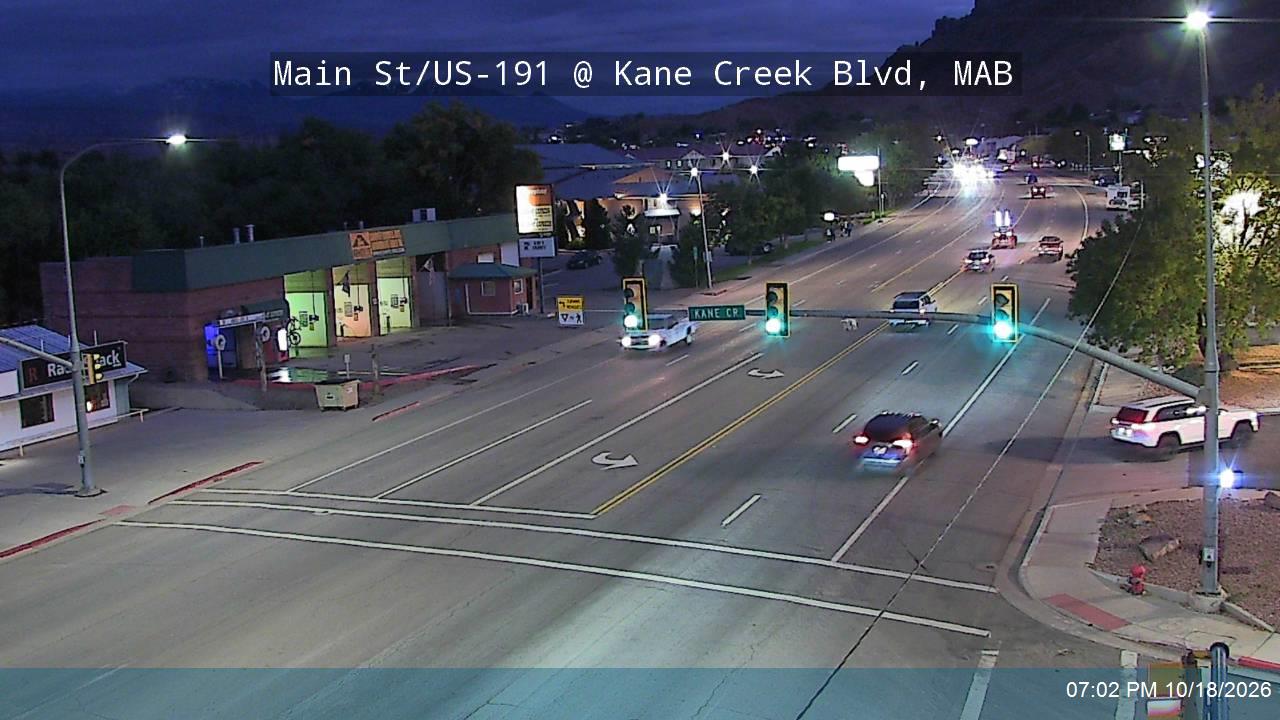 Main St / US-191 @ Kane Creek Blvd, MAB