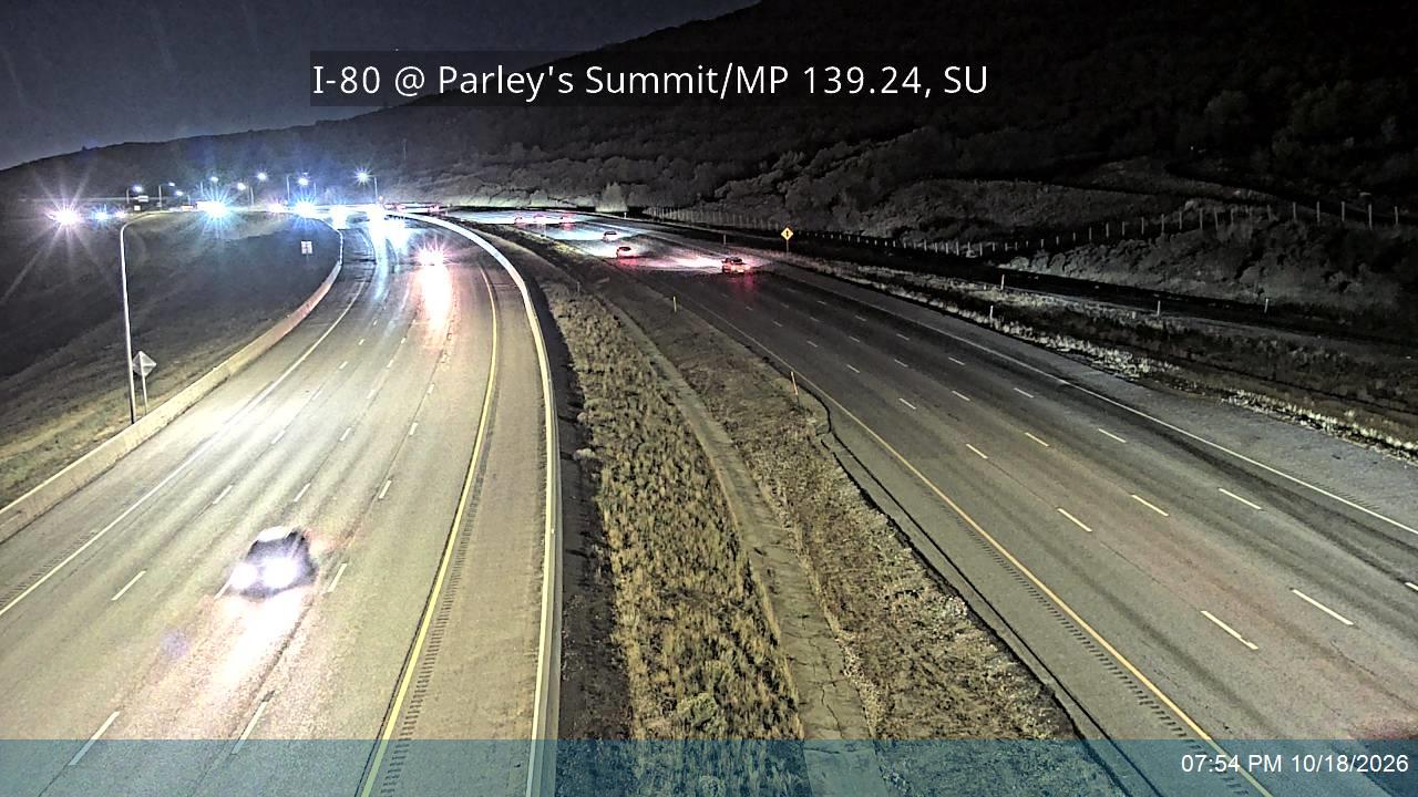 I-80 EB @ Parleys Summit / MP 139.24, SU