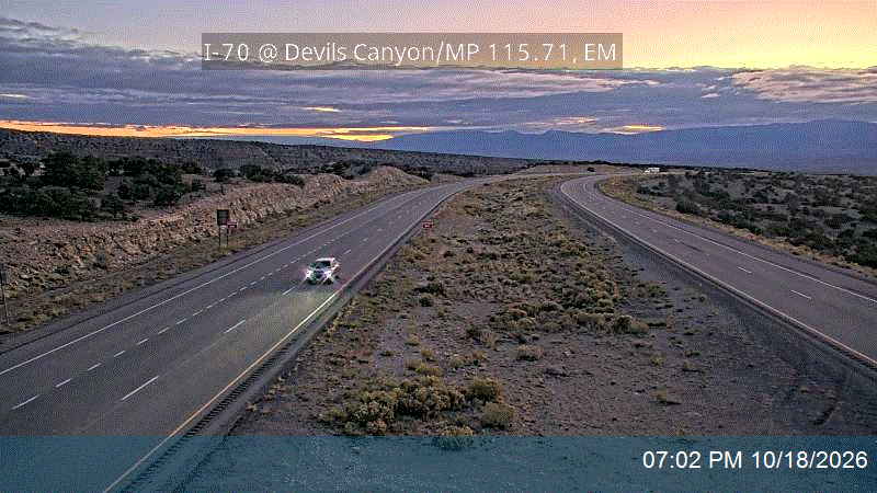 I-70 @ Devils Canyon / MP 115.71, EM