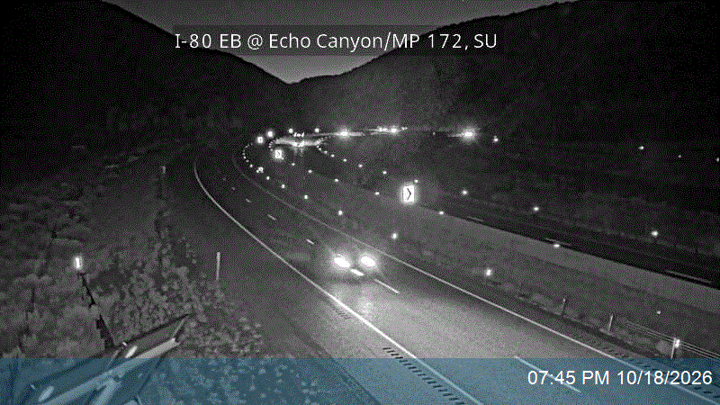 I-80 EB @ Echo Canyon / MP 172, SU