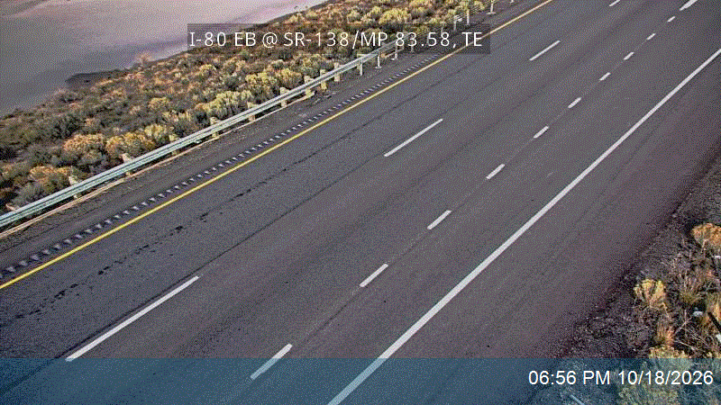 I-80 EB @ SR-138 / MP 83.58, TE
