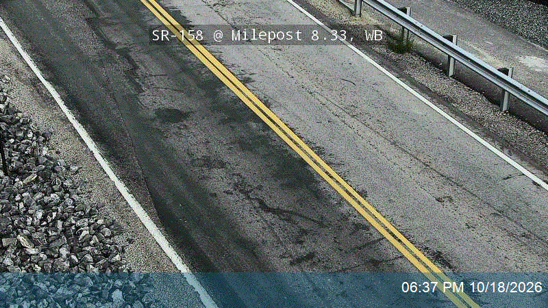 SR-158 @ Milepost 8.33, WB