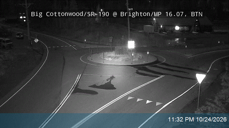 Big Cottonwood Canyon Rd / SR-190 @ Brighton / MP 16.07, BTN road camera