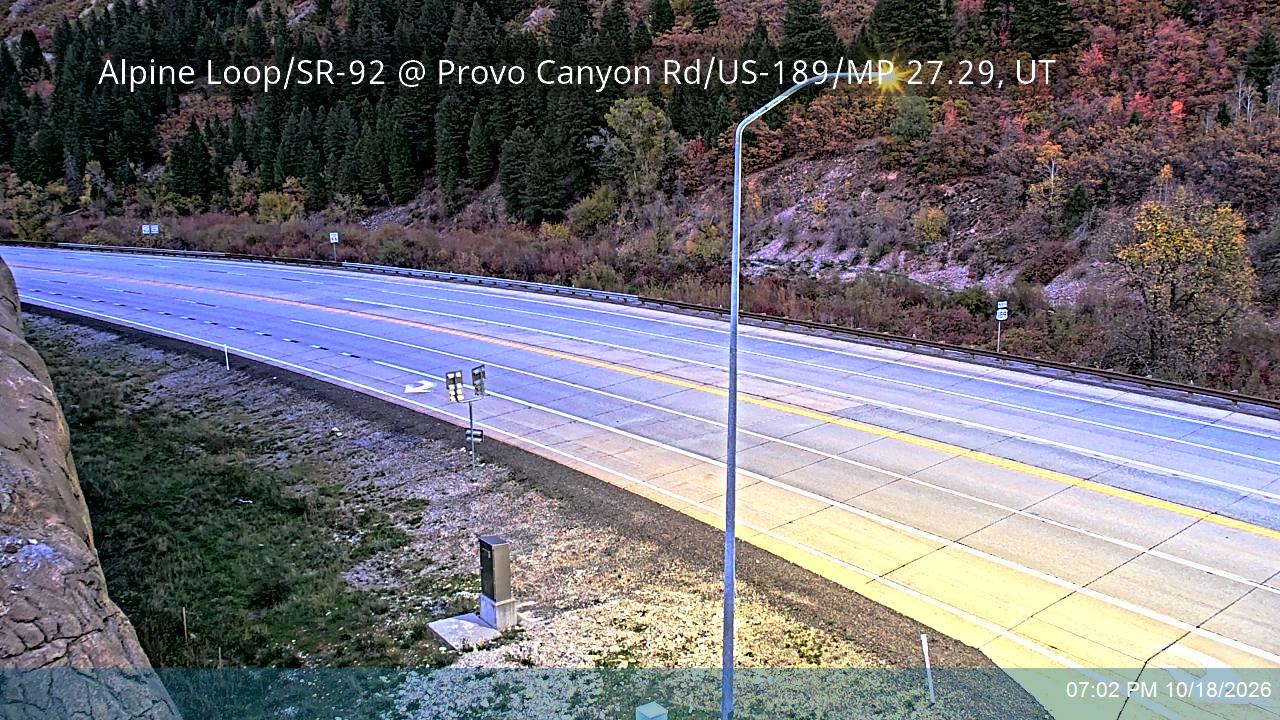 SR-92 @ Milepost 27.29, UT
