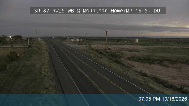 SR-87 RWIS WB @ Mountain Home/MP 15.6, DU