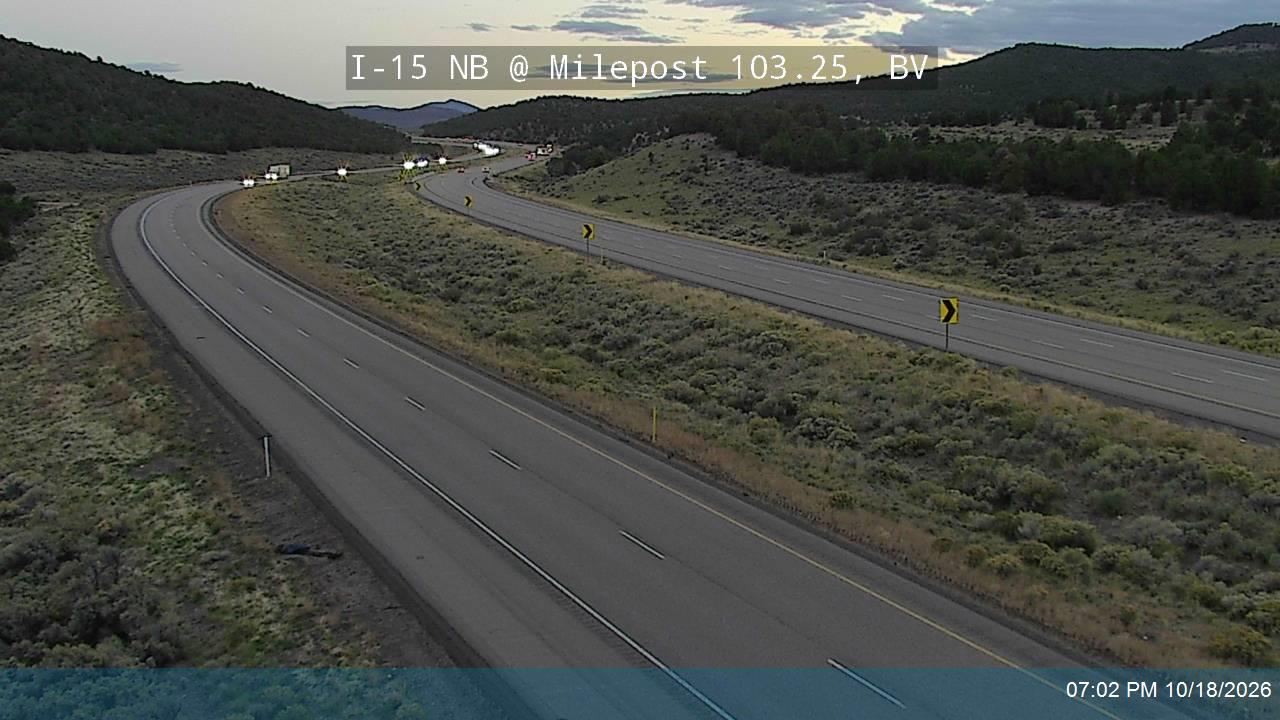 I-15 NB @ Milepost 103.25, BV