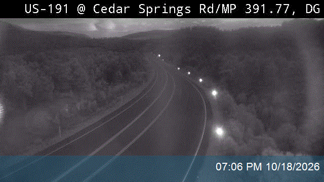 US-191 @ Cedar Springs Rd / MP 391.77, DG