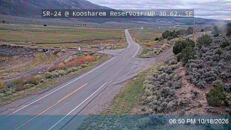 SR-24 @ Koosharem Reservoir / MP 30.62, SE