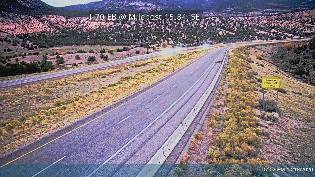I-70 EB @ Milepost 15.84, SE