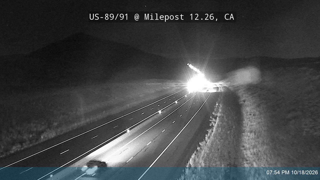 US-89/91 @ Milepost 12.26, CA