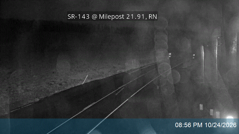 SR-143 @ Milepost 21.91, RN road camera