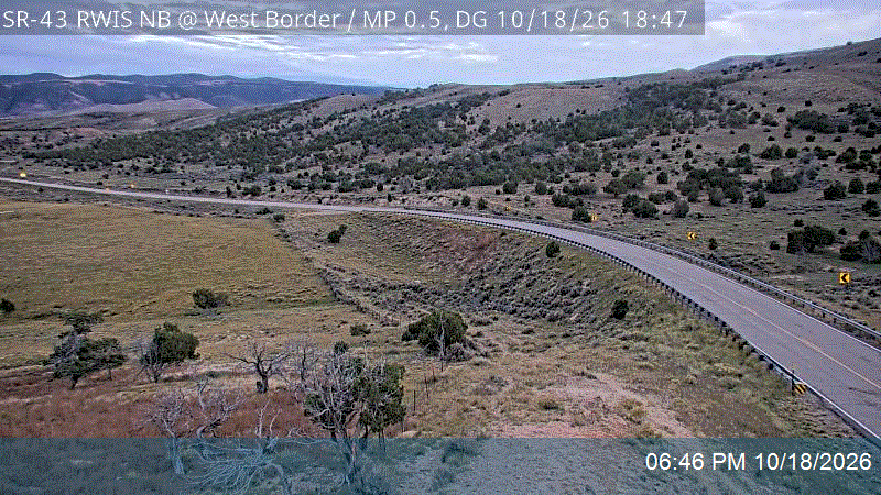 SR-43 RWIS NB @ UT/WY State Line / MP 0.44, DG