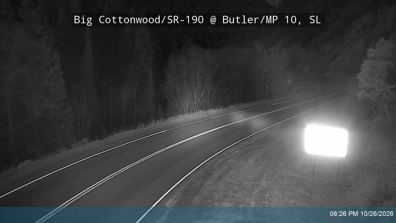 Big Cottonwood Canyon Rd / SR-190 @ Butler / MP 10, SL
