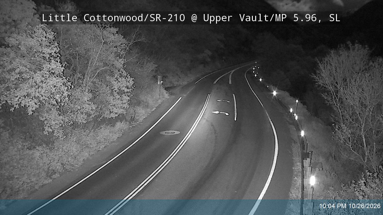 Little Cottonwood Rd / SR-210 @ Upper Vault / MP 5.96, SL