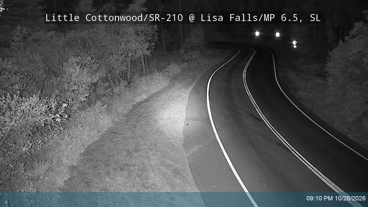 Little Cottonwood Rd / SR-210 @ Lisa Falls / MP 6.5, SL