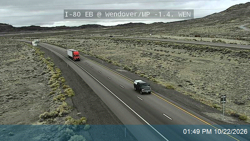 I-80 EB @ Wendover / UT MP -1.4 / NV MP 409.25, WEN