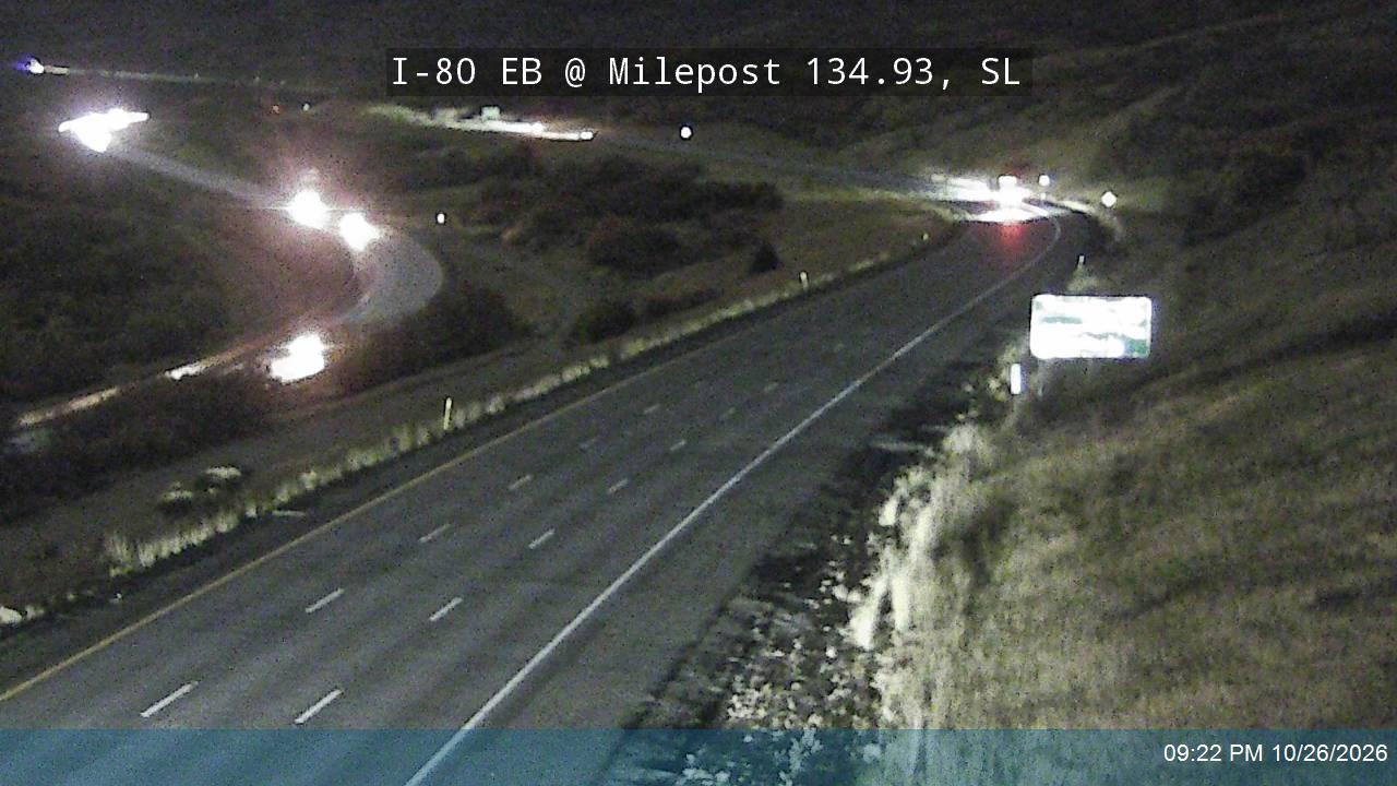 I-80 / Parleys Canyon EB @ Milepost 134.93, SL