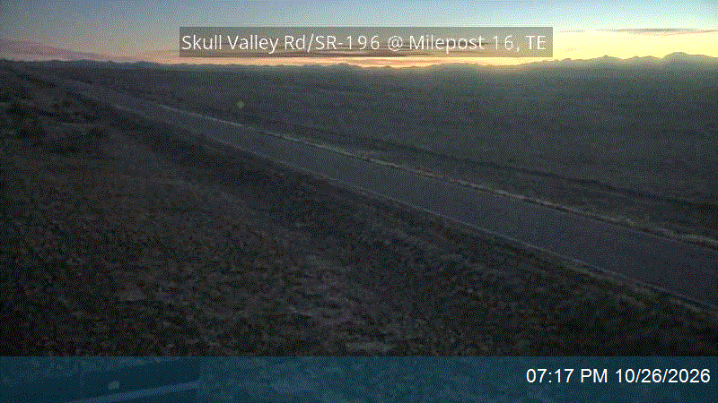Skull Valley Rd / SR-196 @ Milepost 16, TE