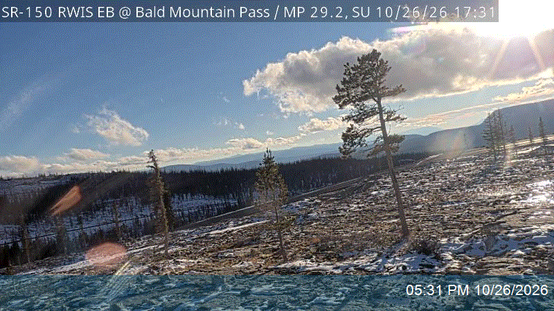 SR-150 RWIS EB @ Bald Mountain Pass / MP 29.2, SU