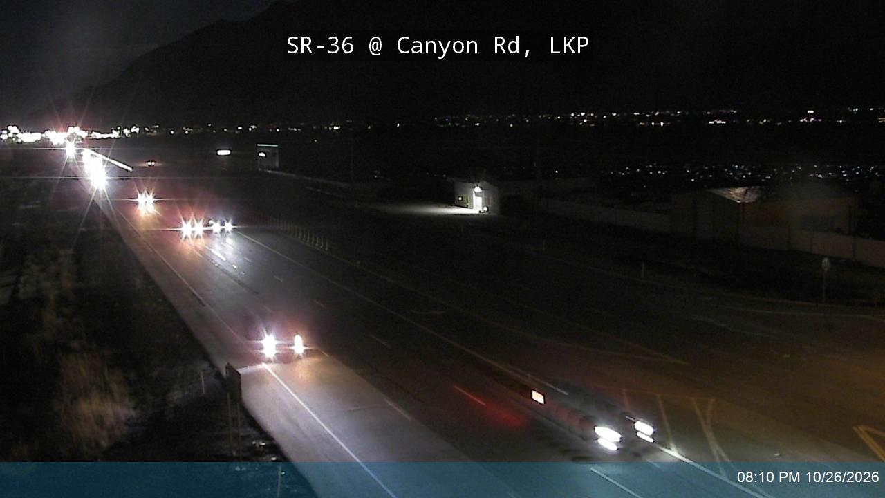 SR-36 @ Canyon Rd, LKP