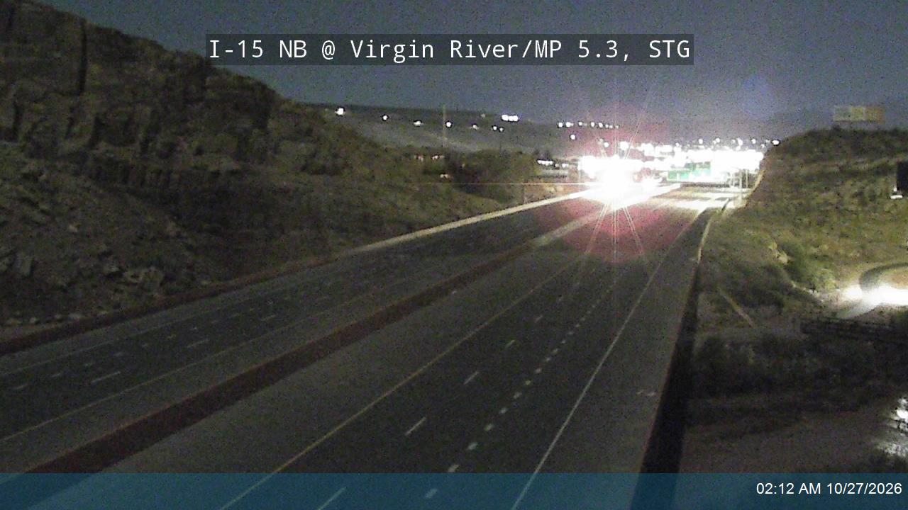 I-15 NB @ Virgin River / MP 5.3, STG